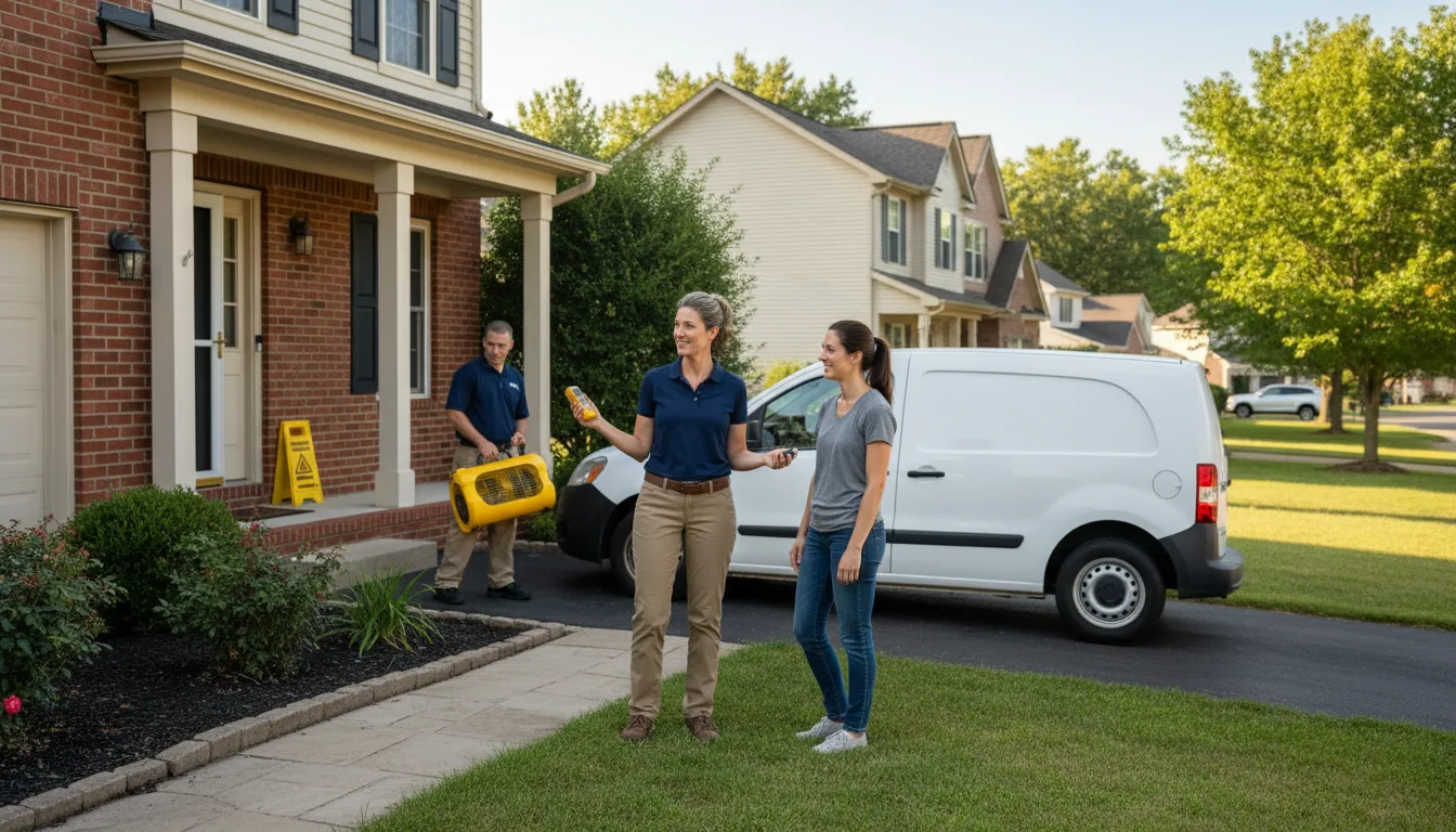 Water restoration image for Home Water Damage Repair in Newport, VA